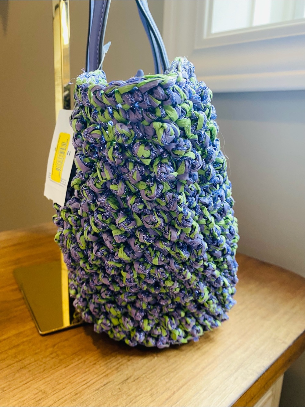Coach NWT Hard to Find Straw Small Woven Summer Tote - Picture 6 of 13
